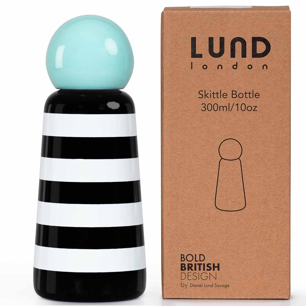 Skittle Mini Bottle 300ml(Stripes n Mint) – www.milkandchat.com