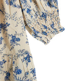 ROBE ORCHID BLEU SMOCKEE