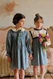 Ines Dress Vichy blue