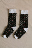 dots flower socks