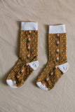 dots flower socks