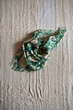 (-50%) Wool Shawl green flower