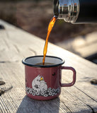 MOOMIN ENAMEL MUG TOGETHER FOREVER 3,7DL