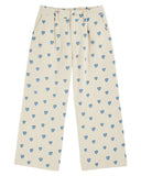 (50%off) Heart wide trousers