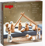 wood nativity set