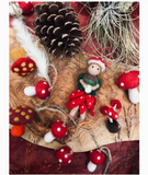 Toadstool Fairy ornament