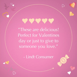 Lindt Lindor Valentine's Strawberries and Cream White Chocolate Truffles - 6oz