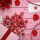 Hershey's Kisses Valentine's Day Chocolate Dipped Strawberry Candy Bag - 9oz