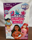 Disney Princess Valentine's Day Classroom Exchange Lollipops Rings - 8.46oz/20ct