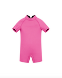 Short Sleeve Springsuit - Fuschia Pink
