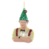 Dwight the Christmas elf ornament