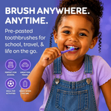 Grin Oral Care Brush & Go - Razzle Dazzle - 30ct