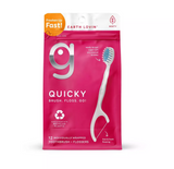 Grin Oral Care Quicky Brush and Flosser Combo - 12ct