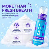 Grin Oral Care Foaming Mouthwash- Razzle Dazzle - 3.38 fl oz