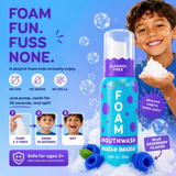 Grin Oral Care Foaming Mouthwash- Razzle Dazzle - 3.38 fl oz