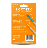 Grin Oral Care Softstx - 90ct: Mint Flavor, 2.5 Inch Length