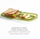 Ubbi Platemate Bundle Snack + Sandwich Reusable Food Storage Bags - Juniper & Olive - 2pk