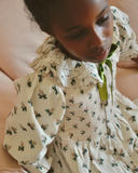 (-50%) Romantic long tunic Hazelnut flower