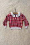 (50% off)Red checks polo