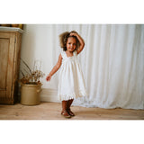 Greta pinafore-oat linen