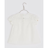 Beth blouse -Embroidered white