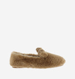 Soft Fur Mary Jane shoes (Camel mom)