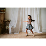 Joanie shorts-cottage floral on blue