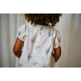 Beth blouse -blue floral