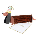 Honeycomb Sausage dog card