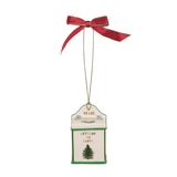 Letters to santa ornament