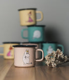 Enamel Mug 3.7dl(SNORKMAIDEN, BEIGE)