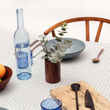 Table Cloth/Grey stripes (152cm x 152cm)