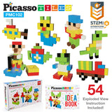 Pixel magnetic cube set (102pc)