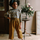 Chess trouser(caramel linen)