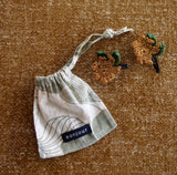 (40%OFF)flower hair clip with pouch