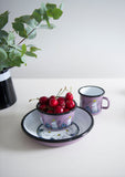 Enamel plate 18cm (Moomin friends pink)