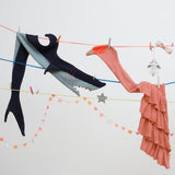 Knitted Flamingo Scarf