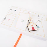 Festive Village Wooden Advent Calender