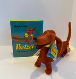 PRETZEL THE DOG SOFT TOY+ Book set