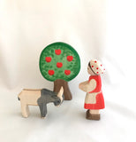 Heidi and goat Peter(set)