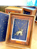 Necklace in a bookbox ( 4 styles)