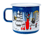 Enamel Mug 8dl (winter forest)