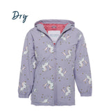 (바로배송)Unicorn color changing raincoat