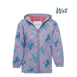 (바로배송)Unicorn color changing raincoat