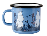 Enamel Mug 2.5dl(Moomin friends blue)