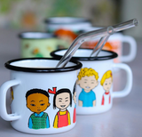 Glass Straws 4 pcs with brush