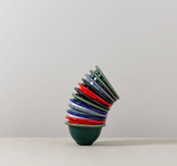 Pinch Pot(Samphire green, set of 2)