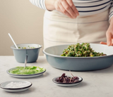 Sauce dish(large . red rim)