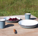 Deep Plate(box of 4) Pigeon Grey