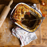 Pie Dishes set (box of 4) Blue rim